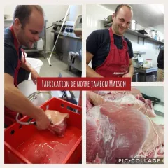 Production de Jambon et Noix de Jambon aux petits Légumes par Denis Porignaux
