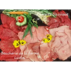 Plateaux Pierrade classique 2 pers (250gr/pers)