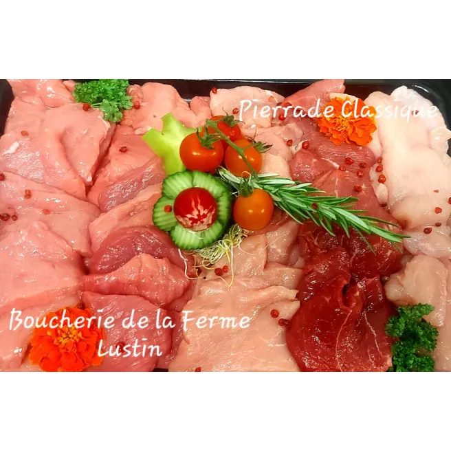 Plateaux pierrage 2 pers (250gr/pers)