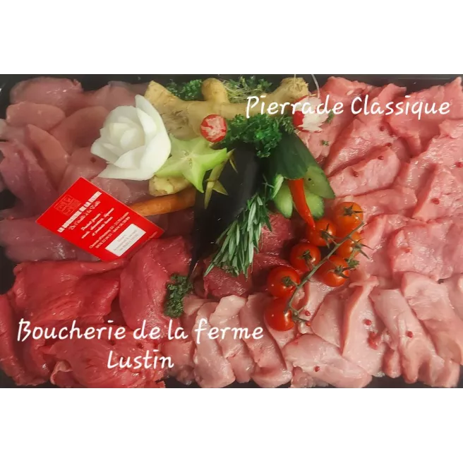 Plateaux pierrage 2 pers (250gr/pers)