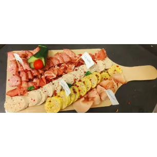 Plan,che assortiment de boudin festif 6pers