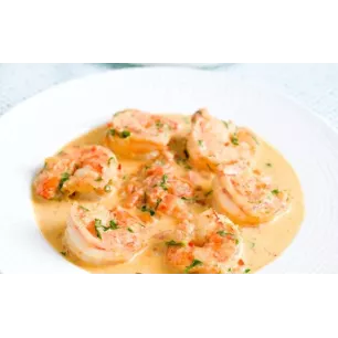 Entrée scampis en sauce 8pce