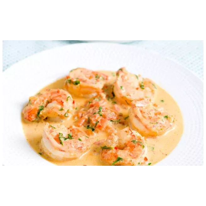 Entrée scampis en sauce 8pce