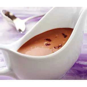 Sauce sucrée aux fruits rouges