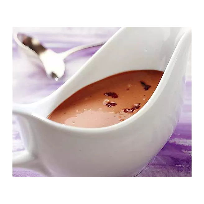 Sauce sucrée aux fruits rouges
