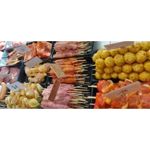 Brochette apéritive d'agneau 1pce