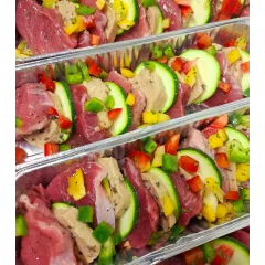 Filet mignon aux légumes en sauce 600gr