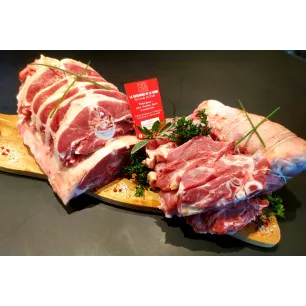 1/4 agneau par 500gr 89€