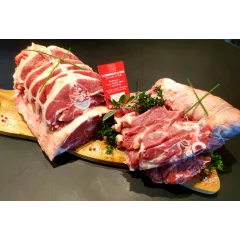 1/4 agneau par 500gr 89€