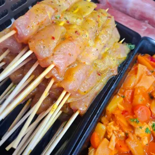 Brochette apéritive de volaille marinée limoncello 1pce
