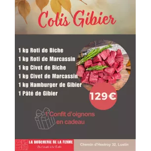 Colis gibier 129€