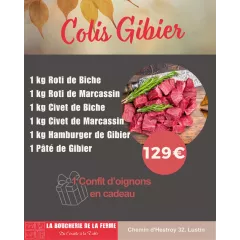 Colis gibier 129€