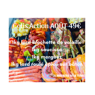 Colis Action aout 4kg 49€