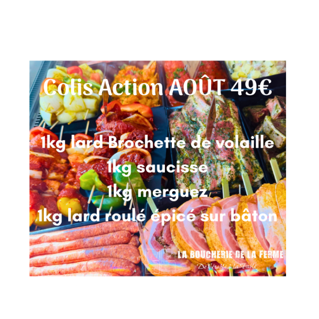 Colis Action aout 4kg 49€