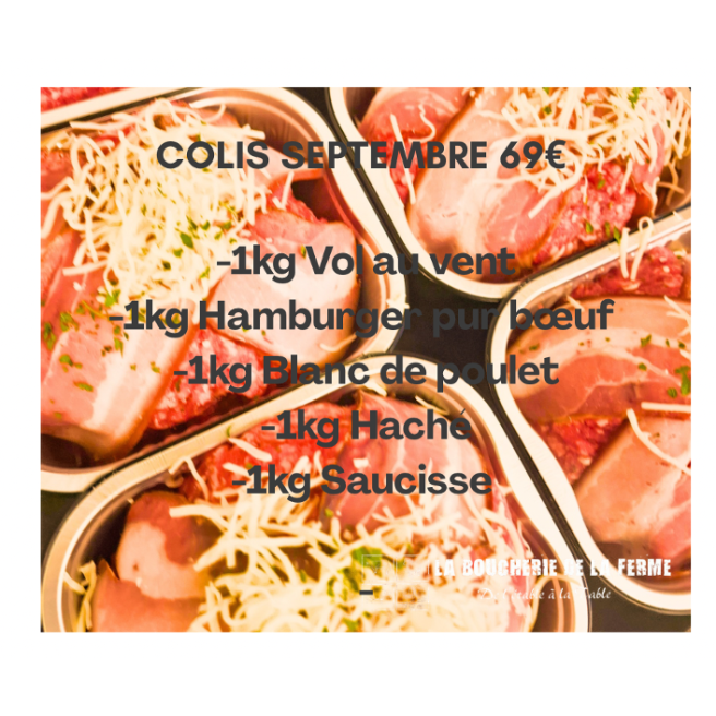 Colis septembre 69€